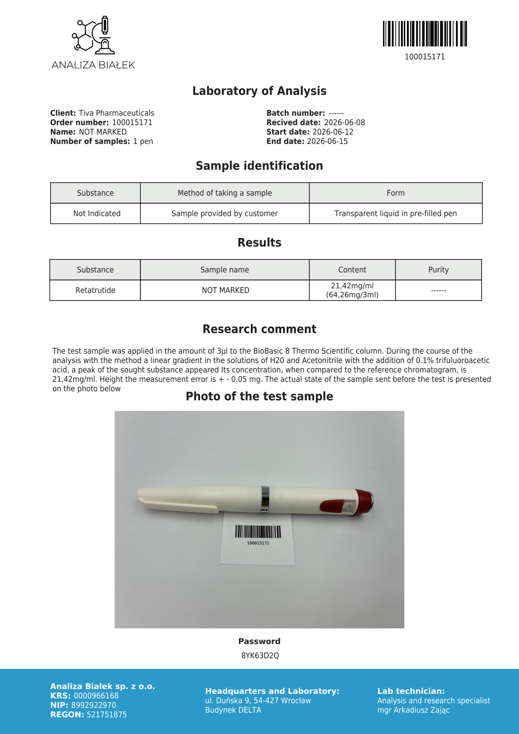 Tiva Flex Retatrutide 60mg Pen - Image 2